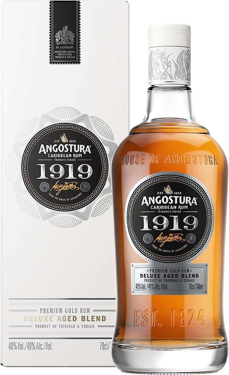 Angostura 1919 Caribbean Rum 40% ABV 70cl £24.95 @ Amazon