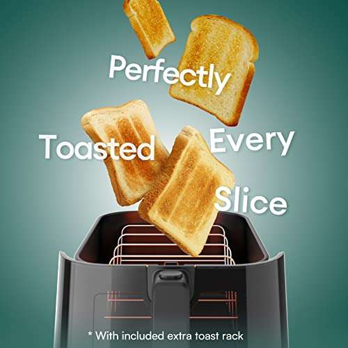 CHEFREE Air Fryer, 6-in-1 Smart Programmes, Health Air Fryer and Toaster, ViewCook Window, 5L Family Sized £101.15 @ Amazon