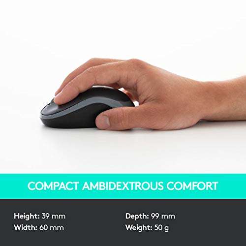 Logitech MK330 Wireless Keyboard and Mouse Combo for Windows