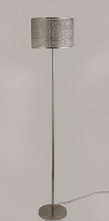 Silver-Tone Moroccan Floor Lamp | £34.99 - £2.95 delivery @George asda