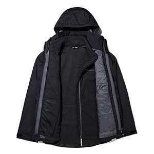 Berghaus Men's RG Alpha 3-in-1 Waterproof Jacket with Removable Fleece, Extra Comfort, Lightweight Coat, Black - £70 @ Amazon