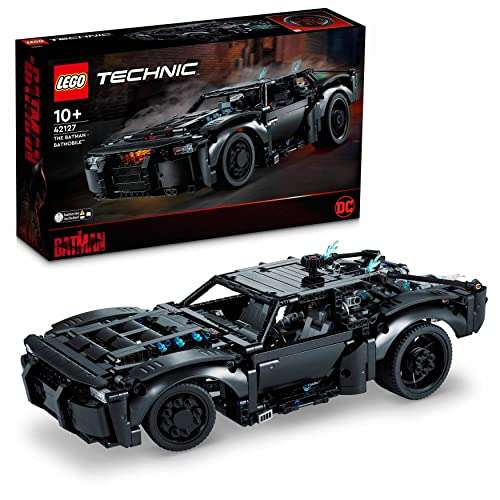 LEGO 42127 Technic THE BATMAN BATMOBILE Model Car Building Toy, 2022 Movie Set £67.49 @ Amazon