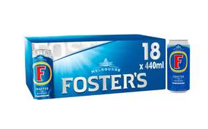Foster's Lager Beer Cans 18x440ml - Nectar price
