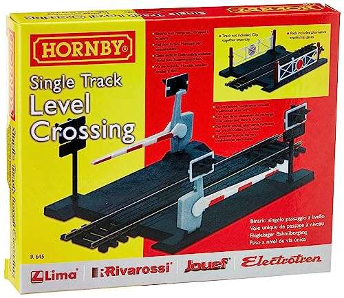 Hornby R645 00 Gauge Level Crossing Single Track - £17.80 @ Amazon