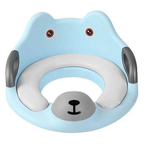 MASS DYNAMIC toddler toilet seat assistant ring with handles and backrest in three colours for £17 Prime delivered @ Look & Buy / Amazon