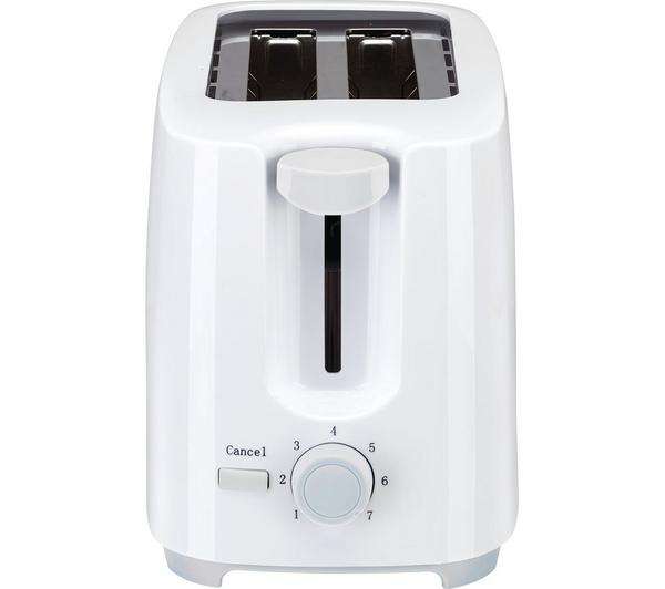 ESSENTIALS C02TW17 2-Slice Toaster - White w/ code (free c+c)
