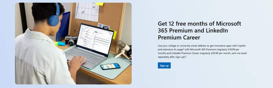 Microsoft 365 Premium Student + LinkedIn Career - 12 Months FREE | 6 ...