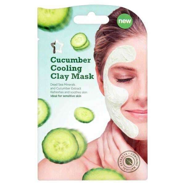 Superdrug Cucumber Cooling Clay Face Mask 15ml: 50p each or 3 for £1 + Free Click & Collect @ Superdrug