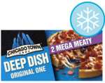Chicago Town Deep Dish Pizza £1.25, Mega Meaty, Pepperoni, Four Cheese Pizza 2 x 148 - 157g - £1.25 @ Tesco (Clubcard Price)