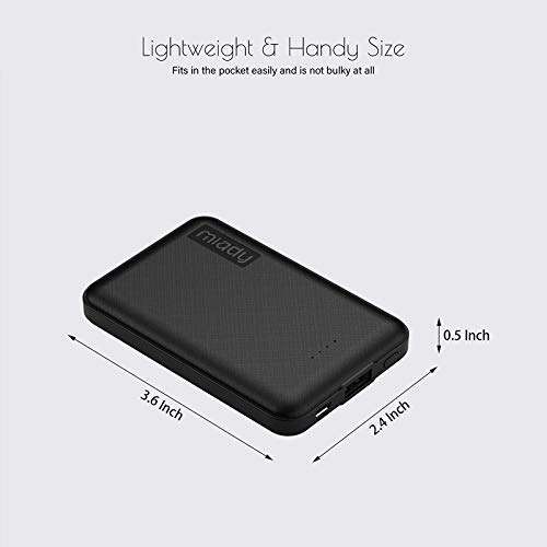 2 pack Miady 5000mAh Powerbank sold by Golden_Age FBA