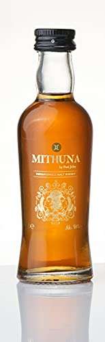 Paul John Mithuna Indian Single Malt Whisky ABV 58% 5cl - £9.10 @ Amazon