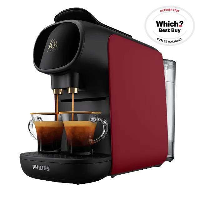 L'OR BARISTA SUBLIME Nespresso Double Shot machine multiple colours available at £69.99 @ Lorespresso