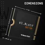2TB - WD_BLACK SN770M M.2 2230 Gen4 NVMe SSD, Great for Steam Deck, Asus Rog Ally, Legion Go handheld - Speeds up to 5,150MB/s, TLC 3D NAND