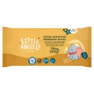 Asda little angels baby wipes 4 packs of 56 wipes(224)