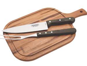Tramontina Churrasco Carving Cooks Knife Set with Chopping Board - £9.30 @ Amazon