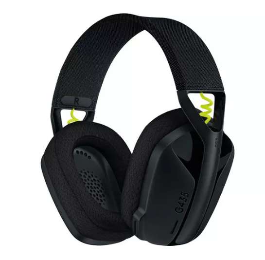 LOGITECH G435 Wireless Gaming Headset - Black £34.99 @ Currys