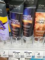 John Frieda Midnight Brunette Shampoo/Conditioner - Instore Queensferry