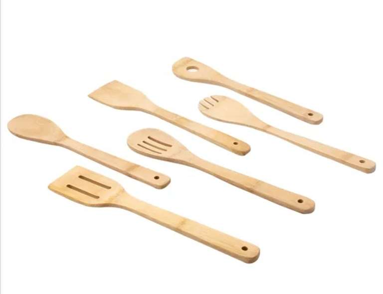 Bamboo Kitchen Utensil Set now £3 + Free Collection @Dunelm