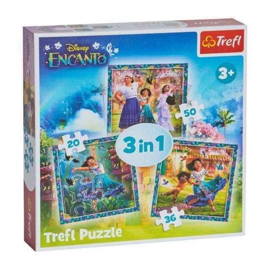 Disney Encanto 3 in 1 Trefl Puzzle (+ £2.49 C&C)