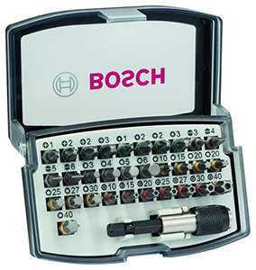 Bosch Professional 32 pcs. Screwdriver Bit Set Extra Hard £9.95 @ Amazon
