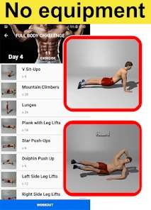 Free Android App: Home Workouts No Equipment Pro at Google Play