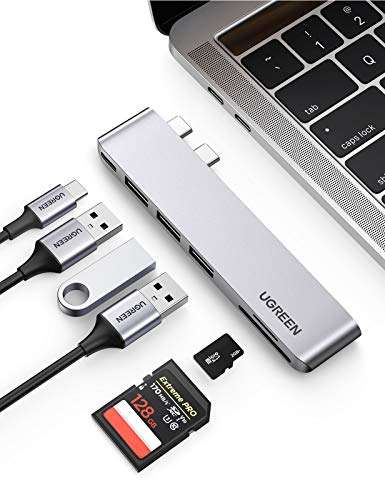 UGREEN USB C Hub Macbook Pro Adapter 6 IN 2 Type C Hub Adapter 100W Power Delivery Sold by UGREEN GROUP FBA