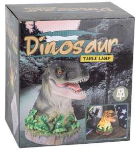 Dinosaur Head Table lamp £8.99 + £3.95 delivery at The Range