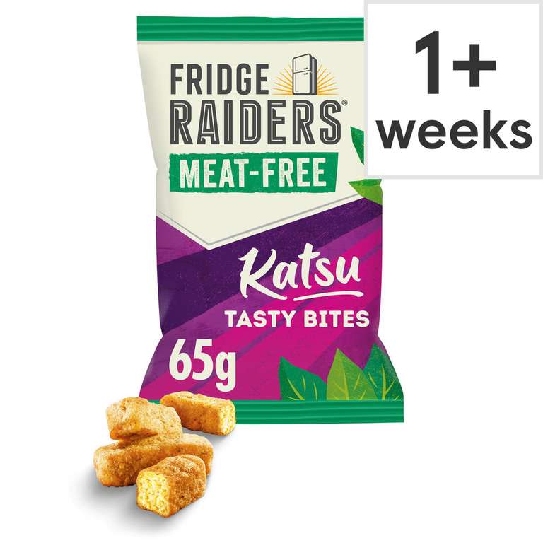 Fridge Raiders Vegan Meat Free Tasty Katsu Bites only £0.75 instore and online Clubcard Price @ Tesco