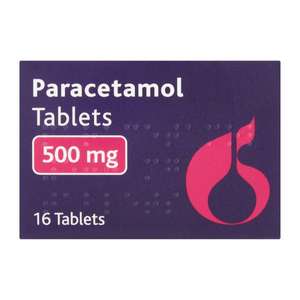 Genesis Paracetamol 500 mg 16x Tablets 25p + £4 delivery @ Savers