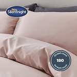 Silentnight 100% Cotton Super King Duvet Cover Set – 180 TC - Blush Pink - £24.05 @ Amazon