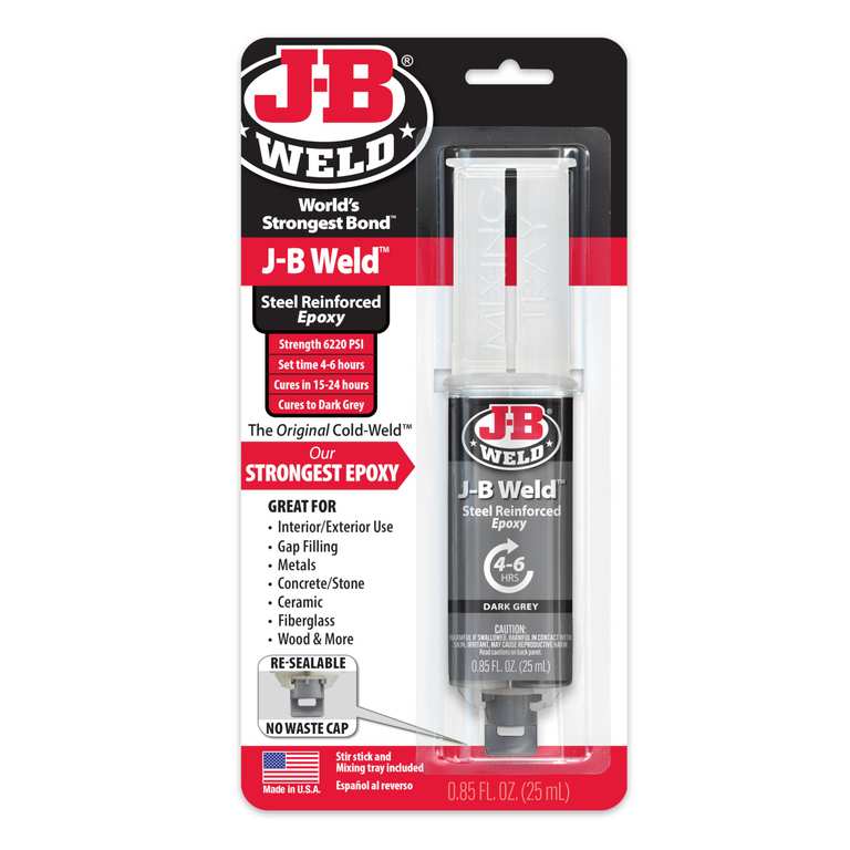 J-B Weld Syringe Original Cold-Weld Two-Part Epoxy System 25g