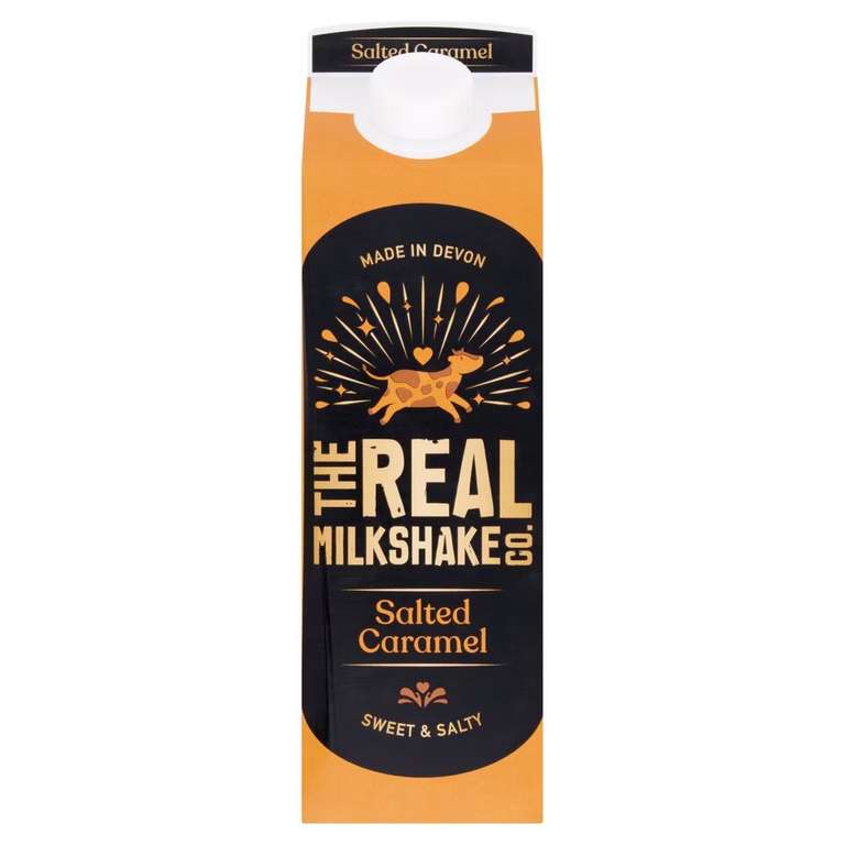 The Real Milkshake Company Chocolate / Salted Caramel Milk Drink 1L - Clubcard Price