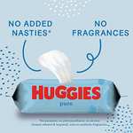 Huggies Pure, Baby Wipes, 12 Packs (672 Wipes Total) - Natural Wet Wipes for Sensitive Skin (S&S £6.65/£5.95)