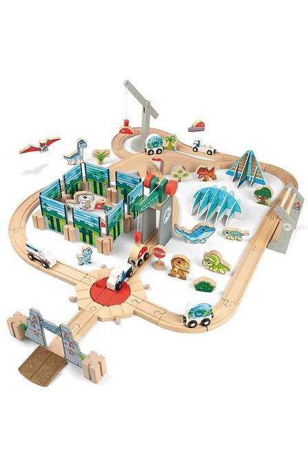 Jurassic World Wooden Track and Play Set £27 + delivery @ Studio