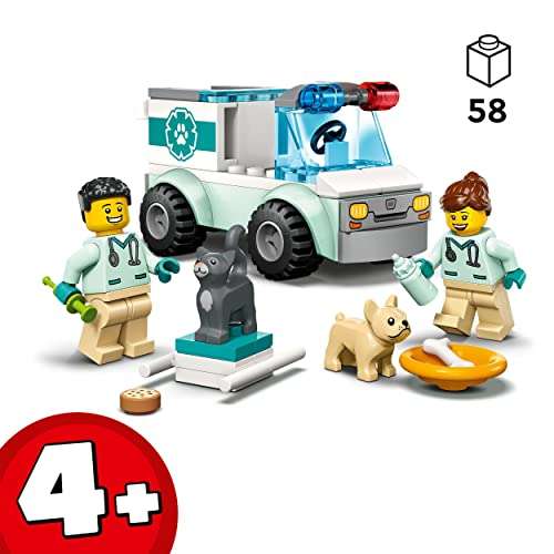 LEGO 60382 City Vet Van Rescue with Toy Animal Ambulance £7.20 @ Amazon