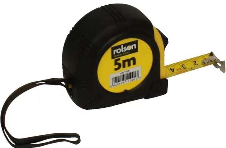 Rolson 5 Metre measuring tape - £1.50 
