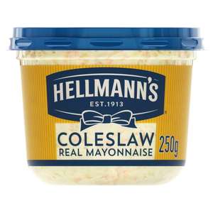 Hellmann's Coleslaw With Real Mayonnaise 250G £1.10 / 70p with code @ Tesco