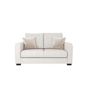 Carson Distressed Velvet and Corduroy Denim/Chateau Grey 2 Seater Sofa, £399.50 + £9.95 delivery @ Dunelm