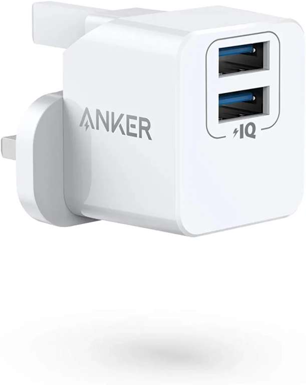 Anker USB Plug Charger, PowerPort mini Dual Port USB Charger - £9.34 @ Dispatches from Amazon Sold by AnkerDirect UK