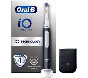 ORAL-B iO 3 White Clean Electric Toothbrush with Charger Pouch W/Code