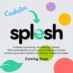 Splesh by Cusheen Toilet Roll Bulk Buy (72 Toilet Rolls), 3-Ply Toilet Paper, Lavender Fragrance Sold by Cusheen