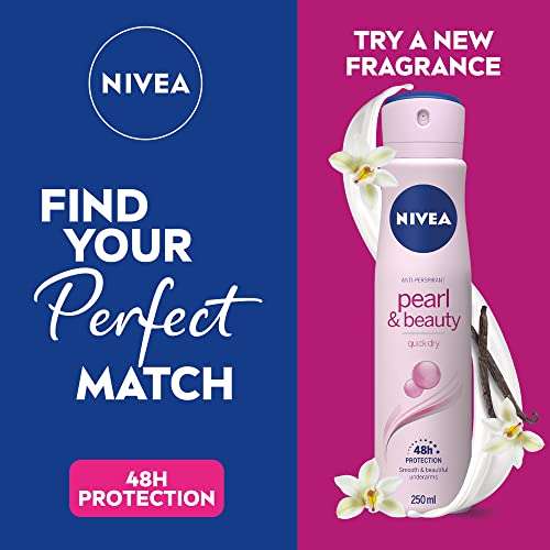NIVEA Pearl & Beauty Anti-Perspirant Deodorant Spray (250ml)