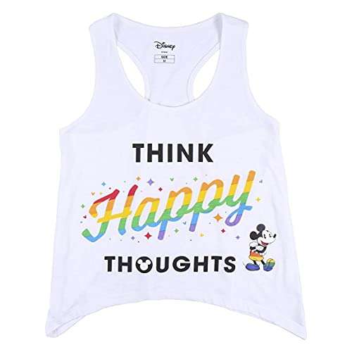 Cerdá Life's Little Momen'ts Women's Pride Collection Cotton Tank Top-Official Disney License x5 (XL Only) - £5.91 @ Amazon