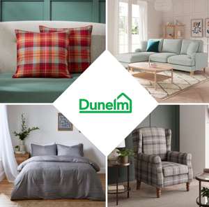 Now Up to 75% off Dunelm Clearance Sale + free click & collect
