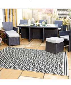 Moretti indoor/outdoor rug Dunelm - Moretti Anthracite 120cm x 170 cm £19.50 free collection @ Dunelm