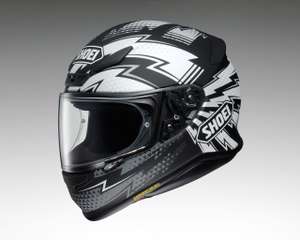 Shoei NXR Full Face Helmet Variable TC5 - Black / White - all size available - £249.99 @ Mega Motorcycle Store