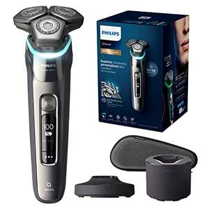 PHILIPS Shaver Series 9000, Wet and Dry Electric Shaver with SkinIQ Technology, S9987/55, Dark Chrome