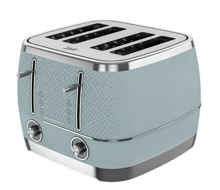 BEKO Cosmopolis TAM8402T 4-Slice Toaster - Blue - £29.99 + Free Collection at Currys