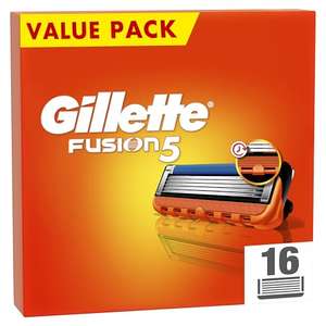 Gillette Fusion5 Razor Blades Men, Pack of 16