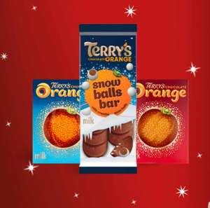 BOGOF Terry's Chocolate Oranges & Bars via app - Milk / Dark Orange 157g £1.49 - Milk / Snowballs Bar 90g £0.99